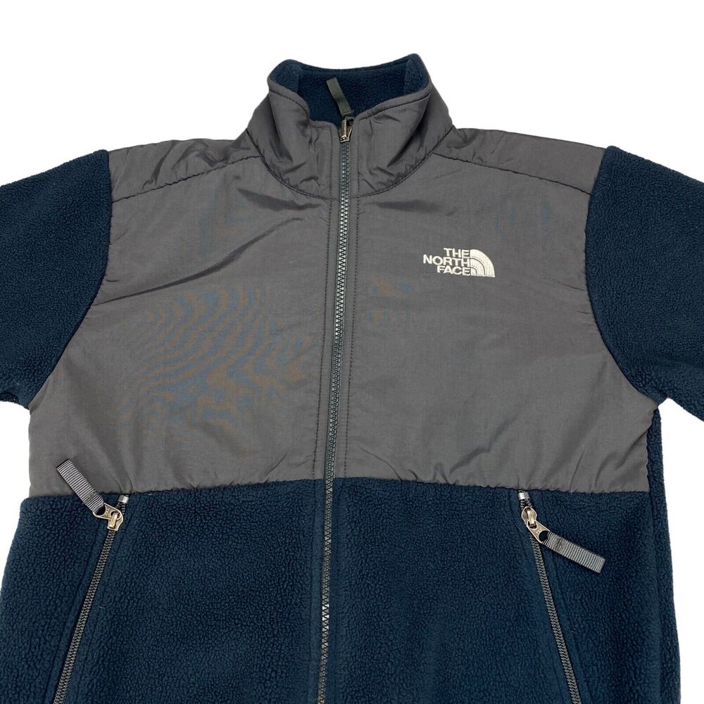 The North Face Kids Blue and Gray Hoodie - Picture 16 of 16